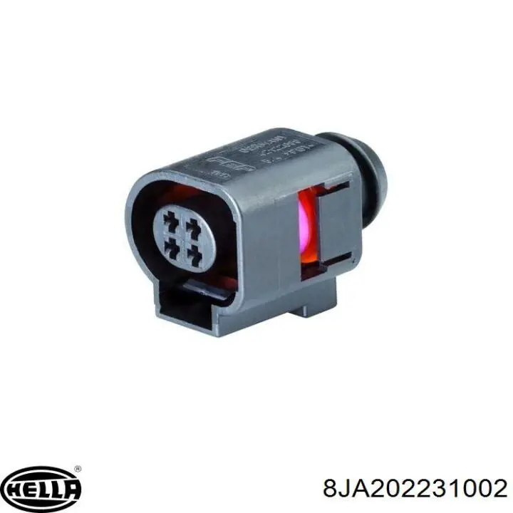 8JA202231002 HELLA Desengate (ficha) de sensor de desgaste das sapatas do freio