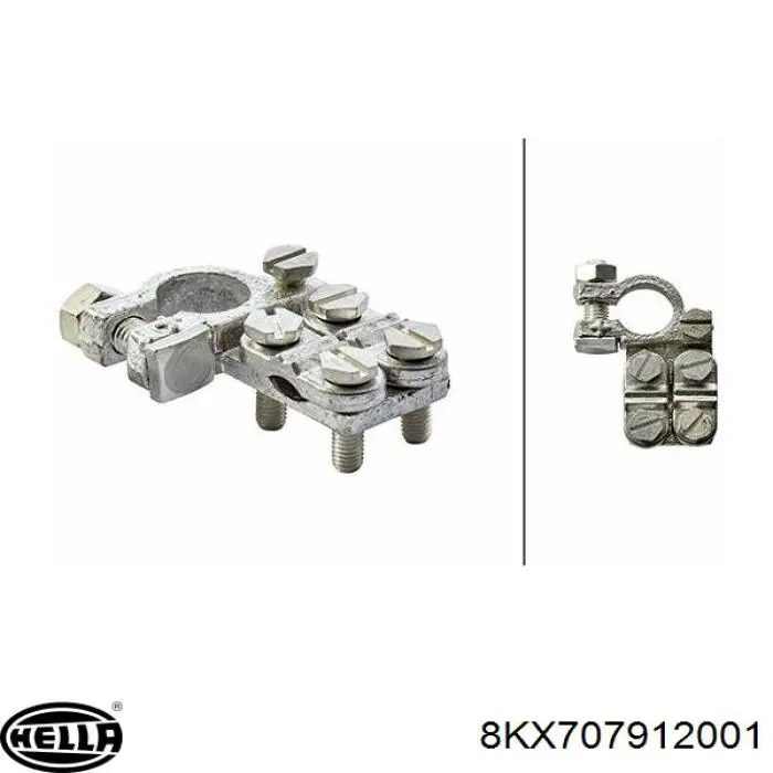 Borne de bateria recarregável (PILHA) HELLA 8KX707912001 preço, a partir de 9,59 USD