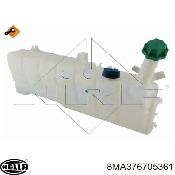 Compre 8MA376705361 HELLA Tanque de expansão do sistema de esfriamento