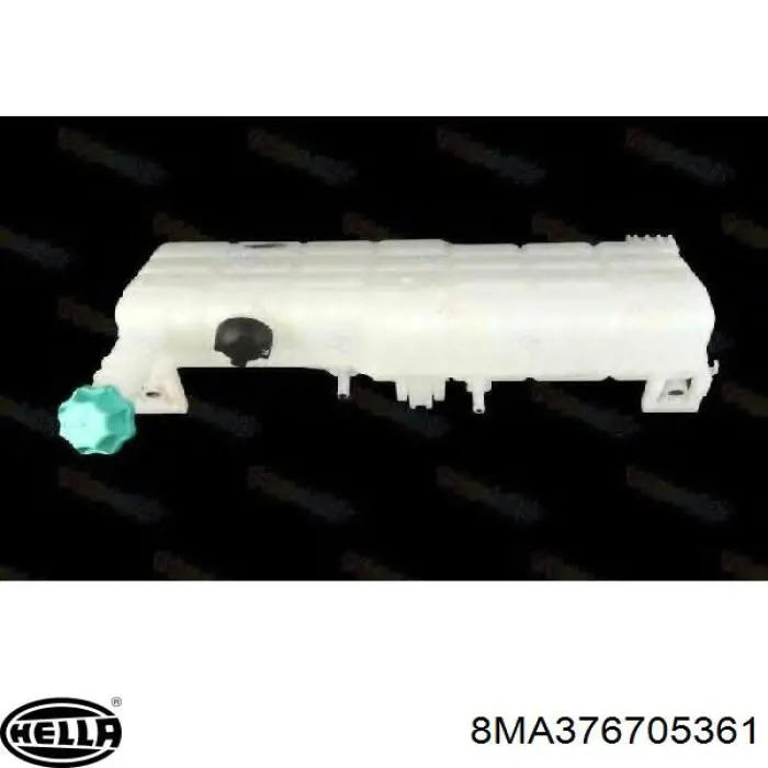 Tanque de expansão do sistema de esfriamento 8MA376705361 HELLA