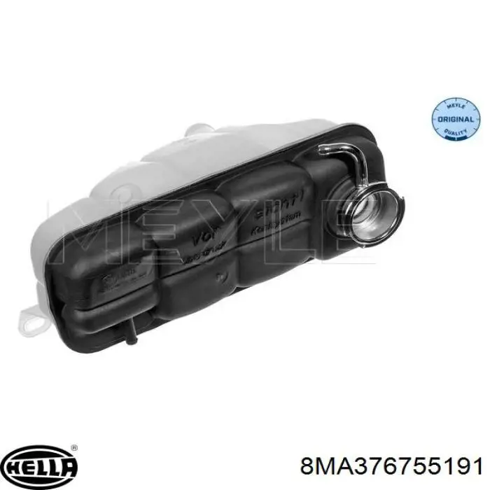 Compre 8MA376755191 HELLA Tanque de expansão do sistema de esfriamento