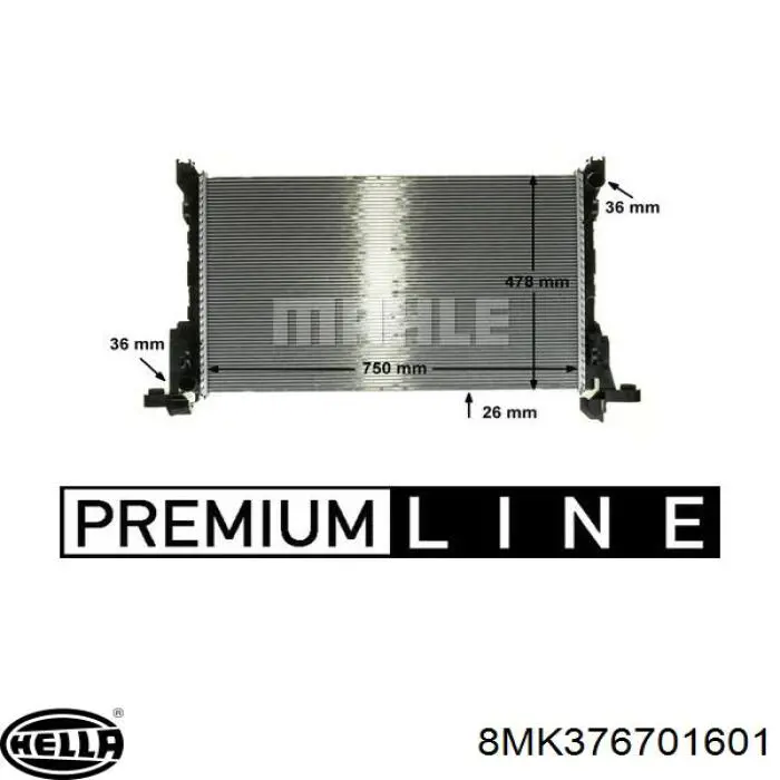 Radiador de esfriamento de motor General Motors 93868888 preço, a partir de 176,68 USD