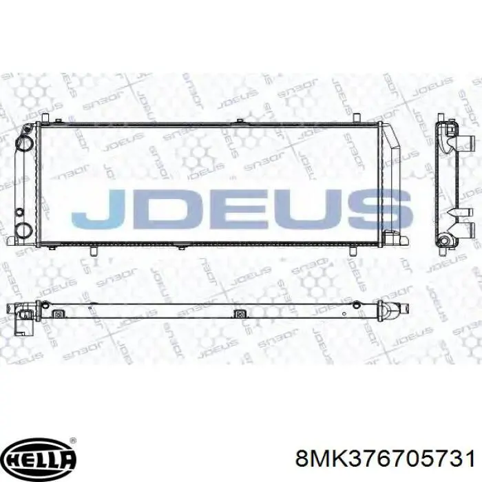 Compre 131508A4 Polcar Radiador de esfriamento de motor