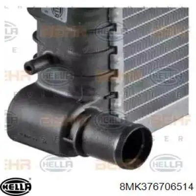 Radiador de esfriamento de motor 8MK376706514 HELLA