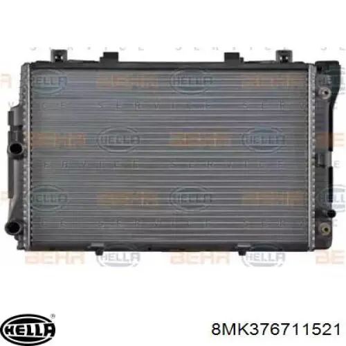 Radiador de esfriamento de motor 1405000403 Mercedes