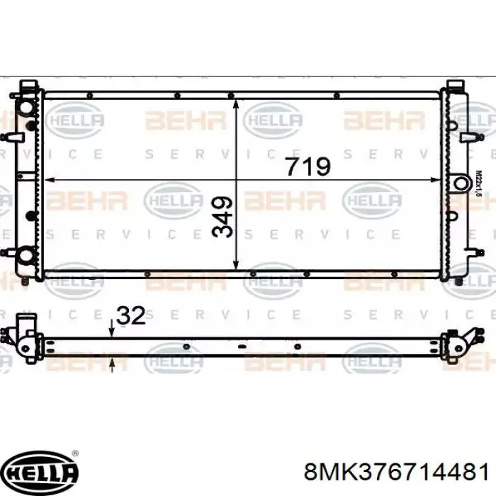 Compre 0530170068 Depo/Loro/Abakus Radiador de esfriamento de motor