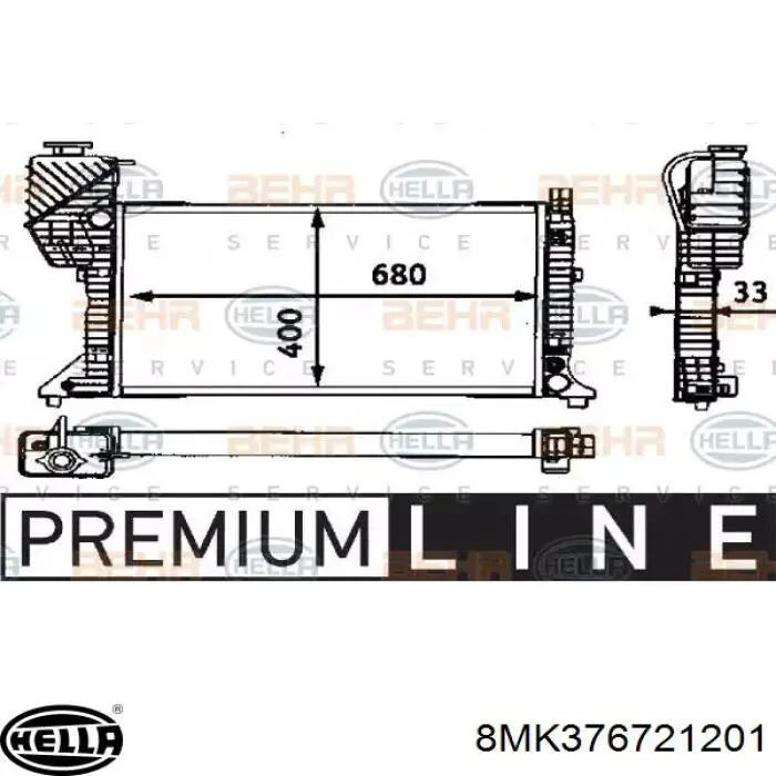 Compre 506208A2 Polcar Radiador de esfriamento de motor