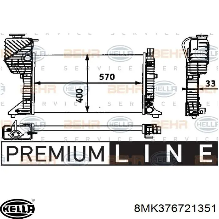 Radiador de esfriamento de motor Mercedes 9015001800 preço, a partir de 148,12 USD