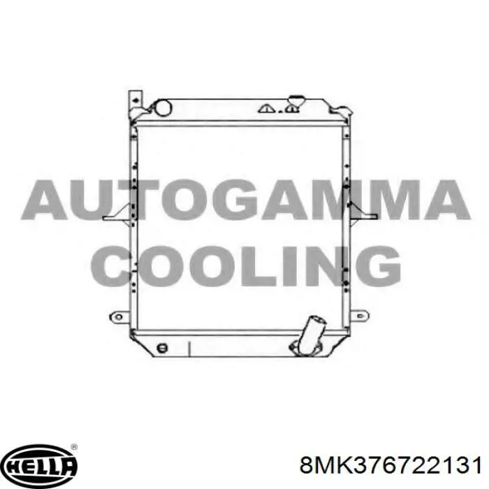 Compre 8MK376722131 HELLA Radiador de esfriamento de motor