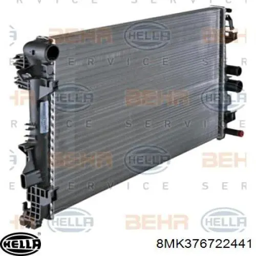 Radiador de esfriamento de motor 8038845 General Motors