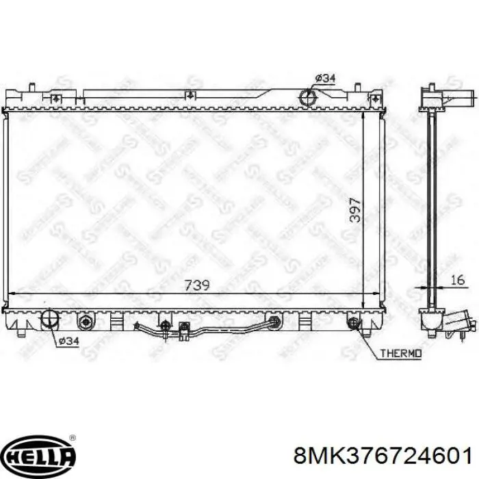 Radiador de esfriamento de motor Sato Tech R12104 preço, a partir de 128,91 USD
