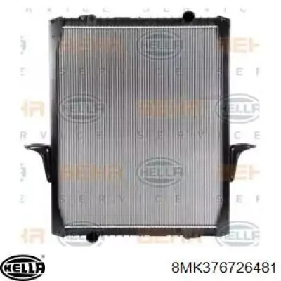 Radiador de esfriamento de motor 8MK376726481 HELLA