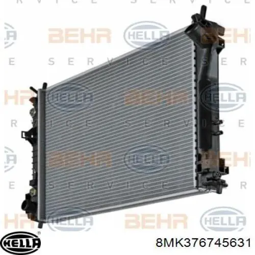 Radiador de esfriamento de motor RA60321Q Signeda