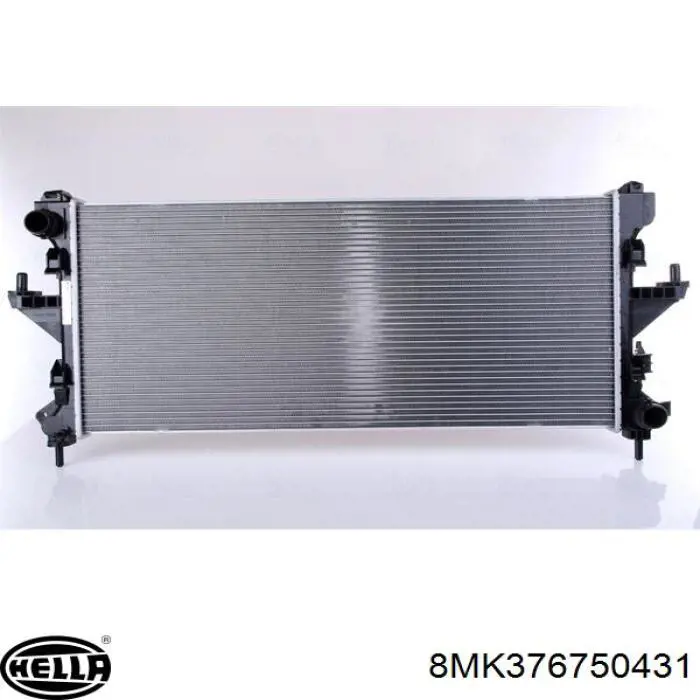 Radiador de esfriamento de motor 8MK376750431 HELLA