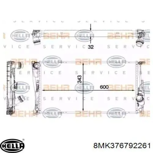 Compre 2060081 Polcar Radiador de esfriamento de motor