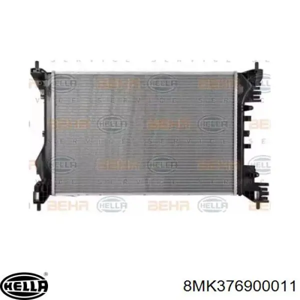 Radiador de esfriamento de motor 50522910 Fiat/Alfa/Lancia