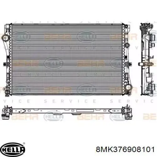 Radiador de esfriamento de motor Mercedes 0995007303 preço, a partir de 190,49 USD