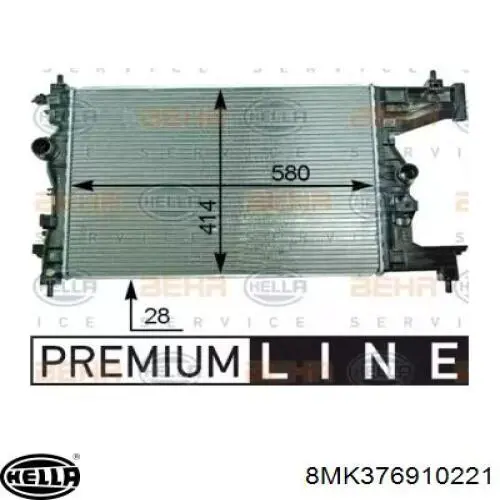 Radiador de esfriamento de motor General Motors 13266755 preço, a partir de 74,47 USD