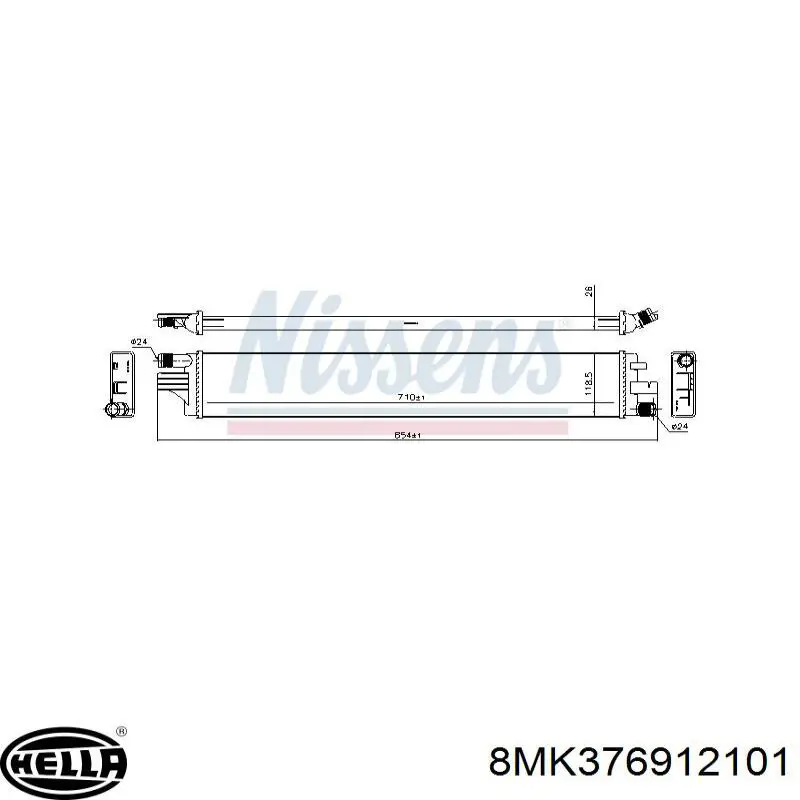 Compre 214C10001R Nissan/Infiniti Radiador de esfriamento de motor adicional