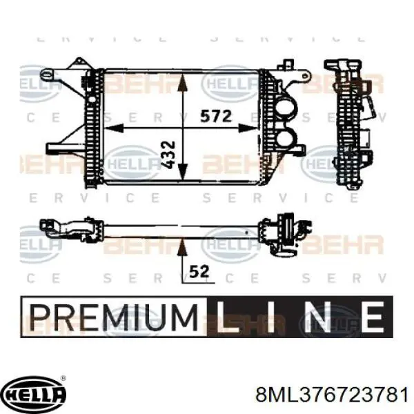 Compre A6685000300 Mercedes Radiador de intercooler