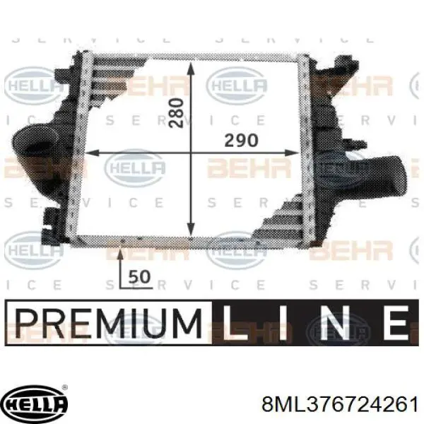 Compre 8ML376724261 HELLA Radiador de intercooler