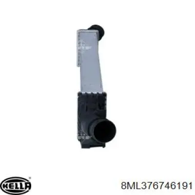 Radiador de intercooler 8ML376746191 HELLA
