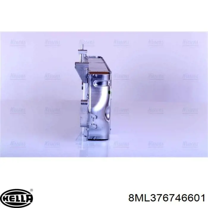 Radiador de intercooler 8ML376746601 HELLA