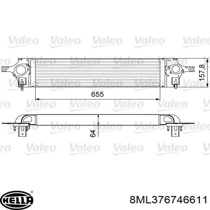 Compre 144968841R Renault (RVI) Radiador de intercooler