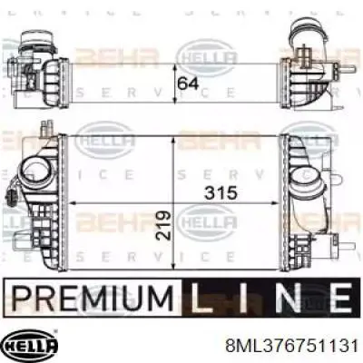 Radiador de intercooler Kale 345055 preço, a partir de 105,80 USD