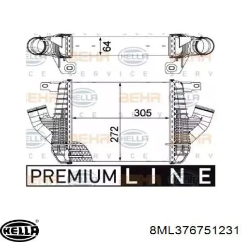 Radiador de intercooler Mahle Original CI237000P preço, a partir de 76,75 USD