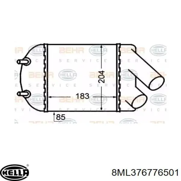 Compre 7700838130B Renault (RVI) Radiador de intercooler