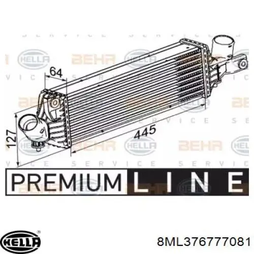 Radiador de intercooler Nissan/Infiniti 14461AW300 preço, a partir de 107,26 USD