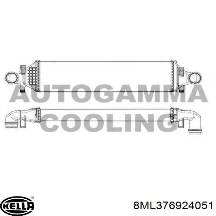 Compre 351319205420 Magneti Marelli Radiador de intercooler
