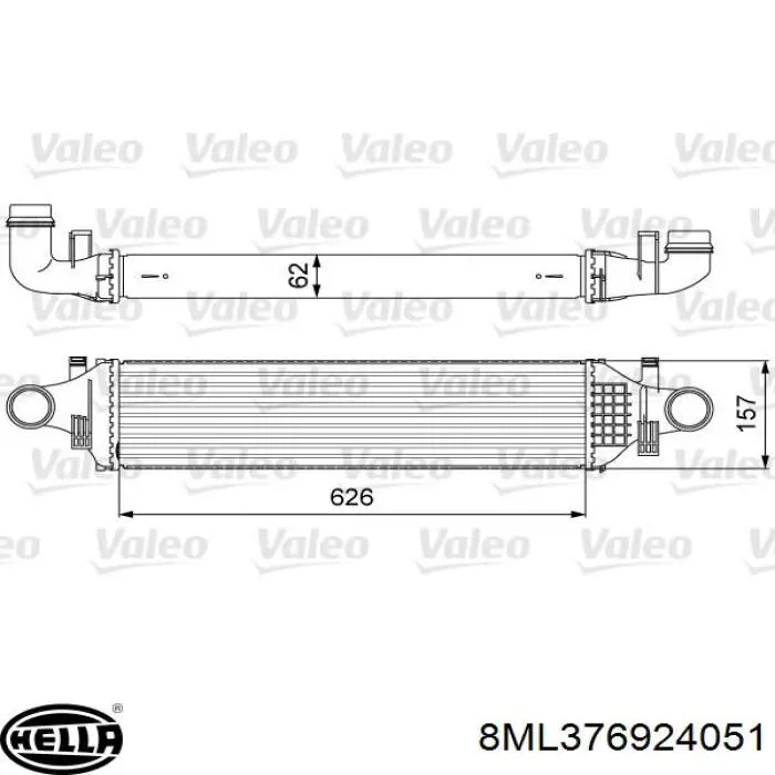 Radiador de intercooler Nissan/Infiniti 144615DC0A preço, a partir de 167,61 USD