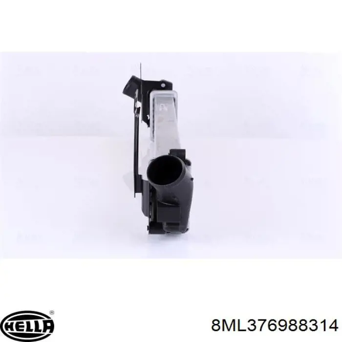 Radiador de intercooler 0350180001 Depo/Loro/Abakus