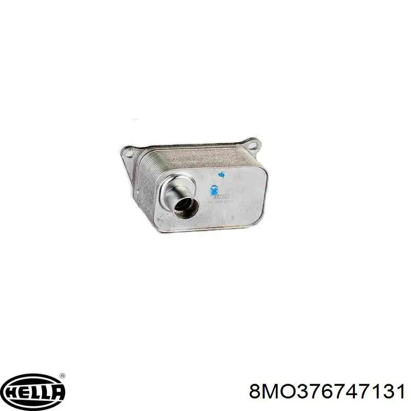 Radiador de esfriamento, Caixa Automática de Mudança 8MO376747131 HELLA