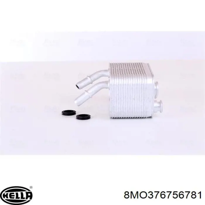 Radiador de esfriamento, Caixa Automática de Mudança 8MO376756781 HELLA