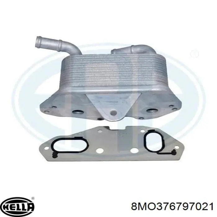 Radiador de óleo 8MO376797021 HELLA
