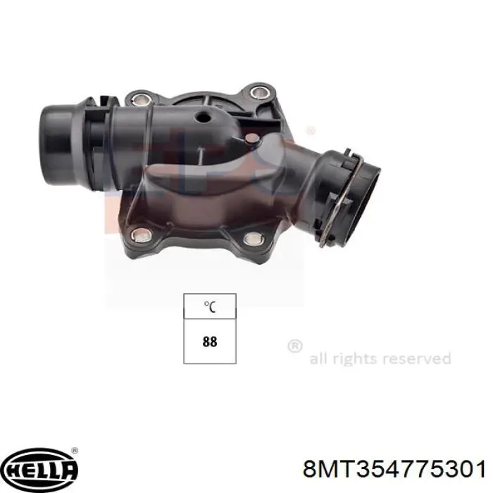 8MT354775301 HELLA Termostato