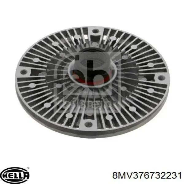 Acoplamento viscoso de ventilador de esfriamento 8MV376732231 HELLA
