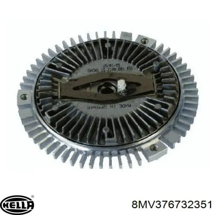 Compre 8MV376732351 HELLA Acoplamento viscoso de ventilador de esfriamento