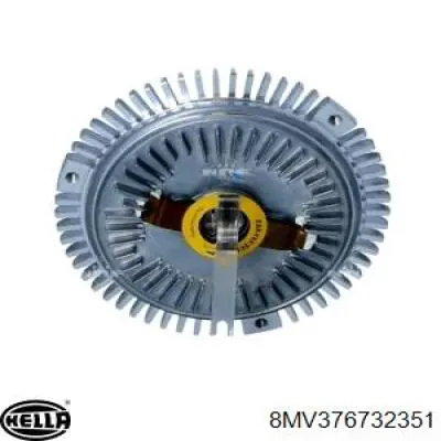 Acoplamento viscoso de ventilador de esfriamento 8MV376732351 HELLA