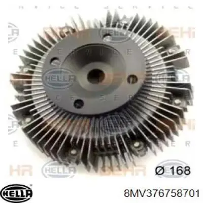 Acoplamento viscoso de ventilador de esfriamento 8MV376758701 HELLA