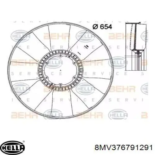 Acoplamento viscoso de ventilador de esfriamento Auger 95985 preço, a partir de 158,75 USD