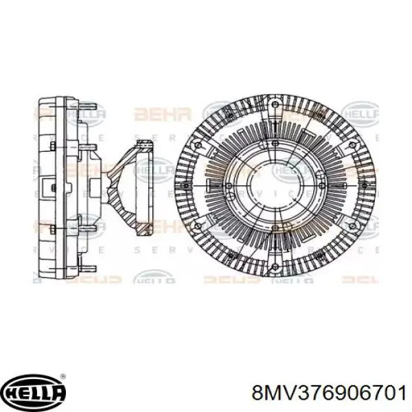 Acoplamento viscoso de ventilador de esfriamento Beru LK103 preço, a partir de 670,19 USD