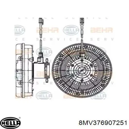 Acoplamento viscoso de ventilador de esfriamento Febi 49176 preço, a partir de 528,55 USD