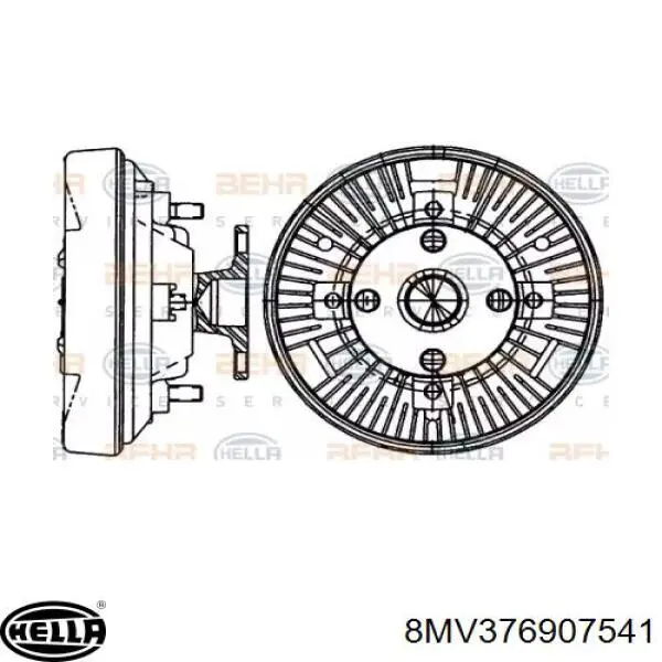 Acoplamento viscoso de ventilador de esfriamento Febi 180743 preço, a partir de 259,18 USD