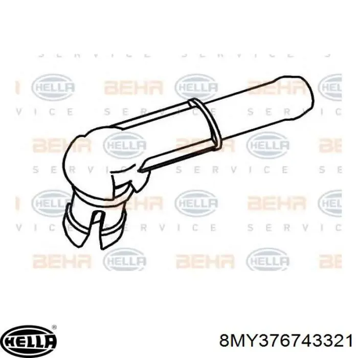 Tubo de retorno de ligação do radiador HELLA 8MY376743321 preço, a partir de 4,63 USD
