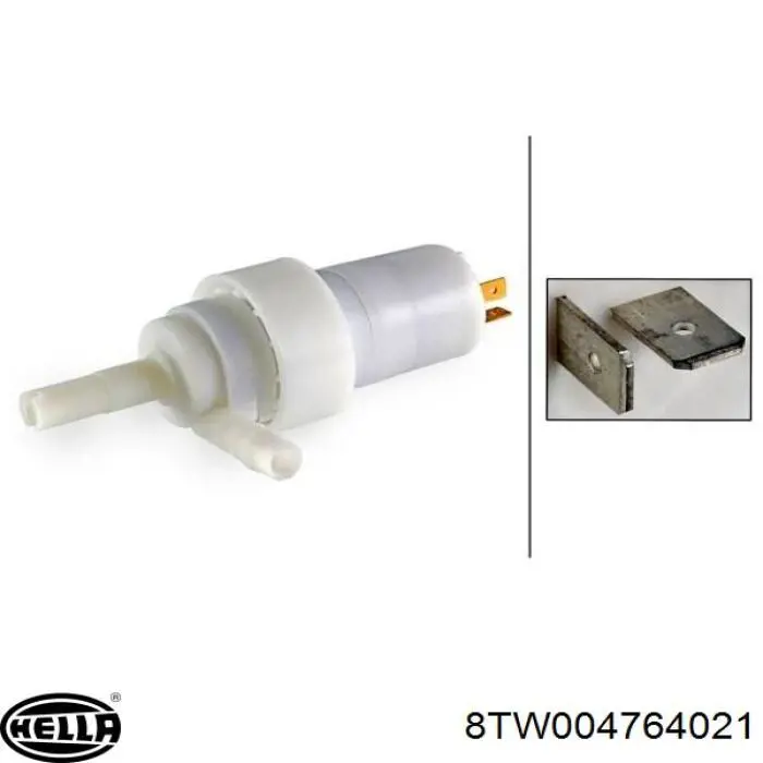 Compre 8TW004764021 HELLA Bomba do motor de fluido para lavador das luzes