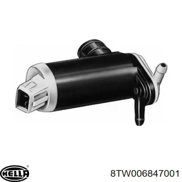 Compre 8TW006847001 HELLA Bomba de motor de fluido para lavador de vidro dianteiro/traseiro